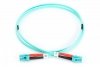 Digitus Patch cord światłowodowy FO LC/LC, dplx, MM 50/125, OM3, LSOH, 1m, turkusowy